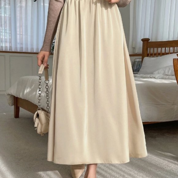 dazy cream colored midi skirt - Picture 6 of 8